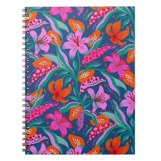 Carnet Jardin Botanique Vibrant (Devant)