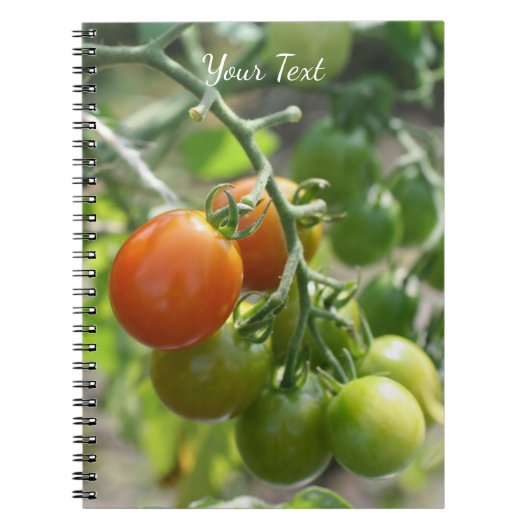 Carnet Jardin Cherry Tomates Nature (Devant)