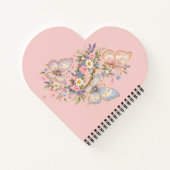 Carnet Jardin d'anniversaire papillon pastel (Dos)