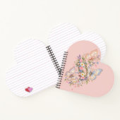 Carnet Jardin d'anniversaire papillon pastel (Intérieur)