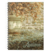 Carnet Jardin d'automne rustique (Devant)