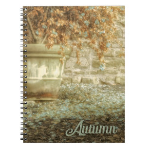 Carnet Jardin d'automne rustique