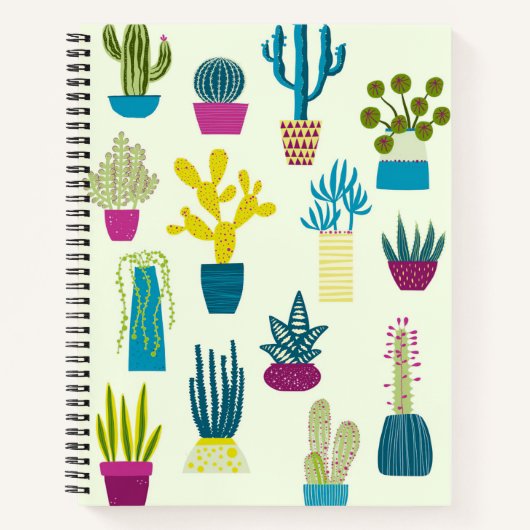 Carnet Jardin de Cactus (Devant)