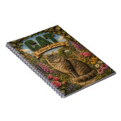 Carnet Jardin de cottage au chat POPCUT (Côté Droit)