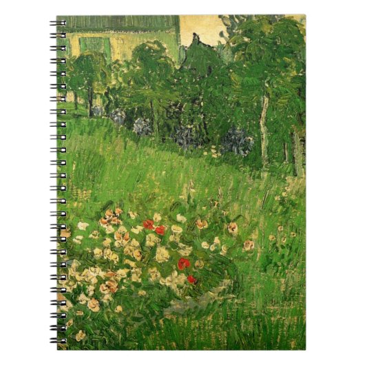 Carnet Jardin de Daubigny par Vincent van Gogh, Art Vinta (Devant)