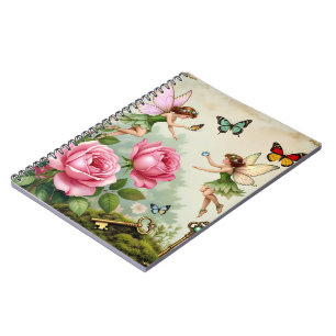 Carnet Jardin de fées florales enchantées
