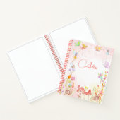 Carnet Jardin de fleurs aquarelle enfants (Intérieur)