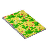Carnet Jardin de fraise sur jaune (Côté Droit)
