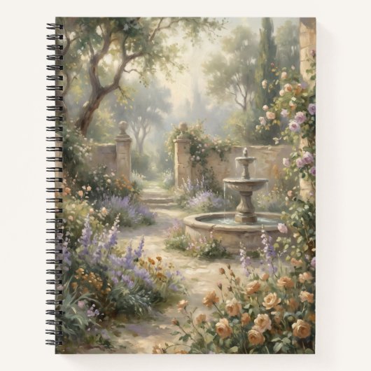Carnet Jardin de la fontaine tranquille (Devant)