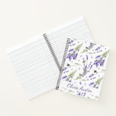 Carnet Jardin de lavande à l'aquarelle (Intérieur)