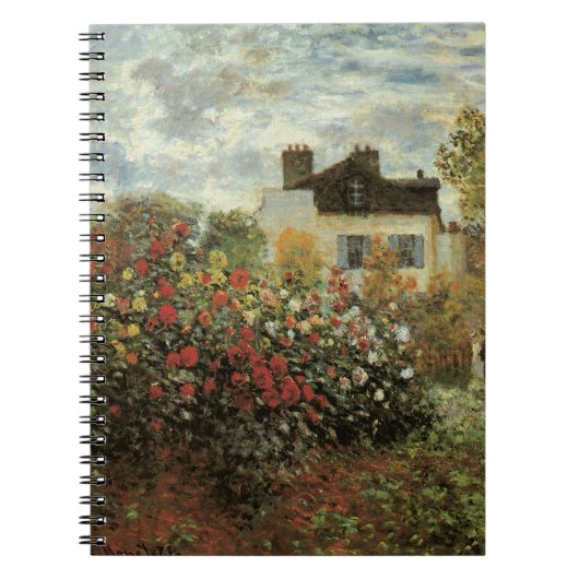 Carnet Jardin de Monet à Argenteuil par Claude Monet (Devant)