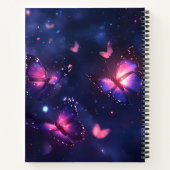 Carnet Jardin de papillons de nuit céleste (Dos)
