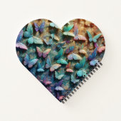 Carnet Jardin de papillons iridescent (Dos)
