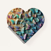 Carnet Jardin de papillons iridescent (Devant)