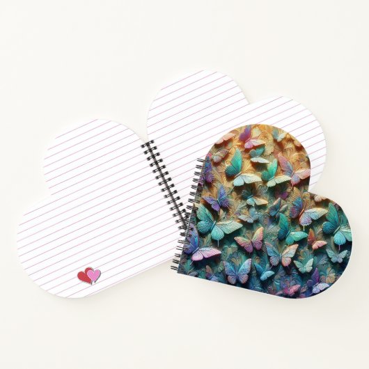 Carnet Jardin de papillons iridescent (Intérieur)
