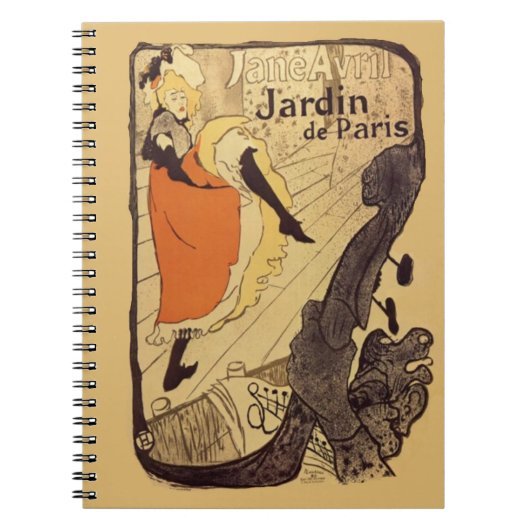 Carnet Jardin de Paris - Toulouse-Lautrec (Devant)