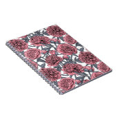 Carnet Jardin de pivoines roses (Côté Droit)