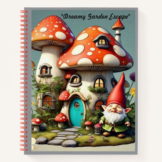 Carnet "Jardin de rêve fantasque" (Devant)