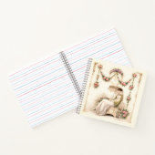 Carnet Jardin de roses de Regency lisant une dame (Intérieur)