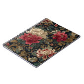 Carnet Jardin de velours en fleurs (Côté gauche)