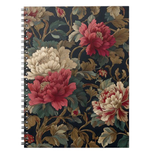Carnet Jardin de velours en fleurs (Devant)