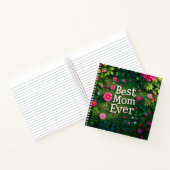 Carnet Jardin des fleurs Meilleure mère jamais (Intérieur)