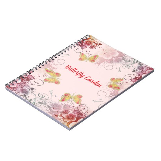 Carnet Jardin des papillons (Côté gauche)