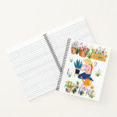 Carnet Jardin d'illustration florale d'aquarelle mite (Intérieur)