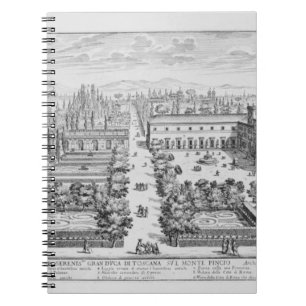 Carnet Jardin du duc grand de la Toscane sur le Monte P