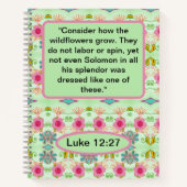 Carnet Jardin Éclectique Enchantant : Beauté Florale Dive (Devant)