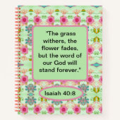 Carnet Jardin Éclectique Enchantant : Beauté Florale Dive (Devant)