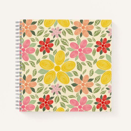 Carnet Jardin en spirale (Devant)