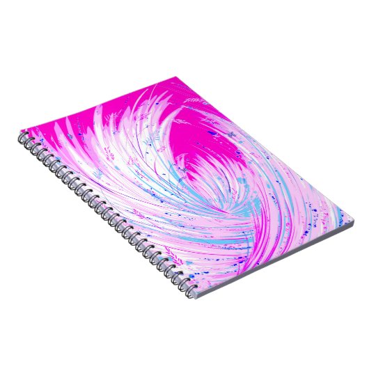 Carnet Jardin enchanté rose Abstrait (Côté Droit)
