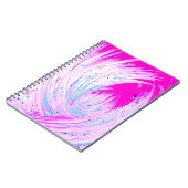 Carnet Jardin enchanté rose Abstrait (Côté gauche)