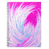 Carnet Jardin enchanté rose Abstrait (Devant)