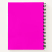 Carnet Jardin enchanté rose Abstrait (Dos)