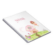 Carnet Jardin Fairyland & Champignons enchâssé Personnali (Côté Droit)