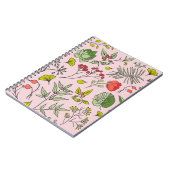 Carnet Jardin Fleur sauvage botanique (Côté gauche)