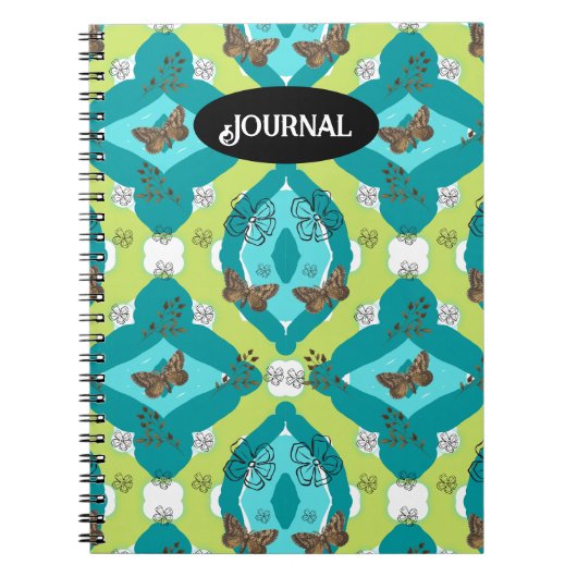 Carnet jardin fleuri (Devant)