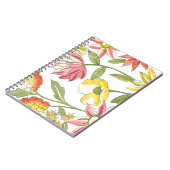 Carnet Jardin fleuri avec Arrière - plan blanc (Côté gauche)