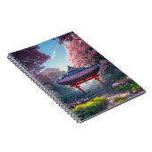 Carnet Jardin fleuri avec de belles fleurs (Côté Droit)