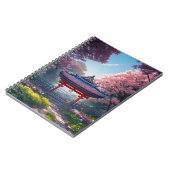 Carnet Jardin fleuri avec de belles fleurs (Côté gauche)