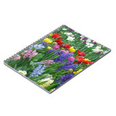 Carnet Jardin fleuri coloré (Côté gauche)