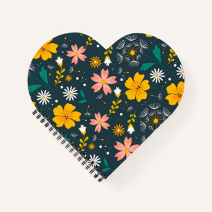 Carnet Jardin fleuri de la Marine Motif fantaisiste de pr
