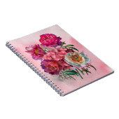 Carnet Jardin fleuri romantique (Côté Droit)