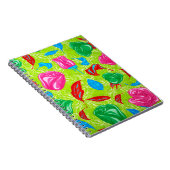 Carnet Jardin Fleuri Vibrant (Côté Droit)