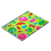 Carnet Jardin Fleuri Vibrant (Côté gauche)