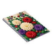 Carnet Jardin Fleuriste en Papier Découpé à Plusieurs Cou (Côté Droit)