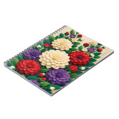 Carnet Jardin Fleuriste en Papier Découpé à Plusieurs Cou (Côté gauche)