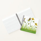 Carnet Jardin Fleurs de prairie Carré des abeilles papill (Intérieur)
